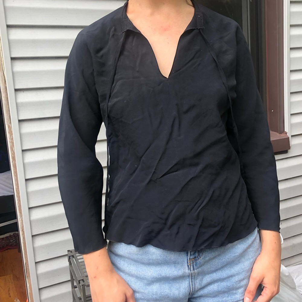 APC BLOUSE WITH SILK TIES